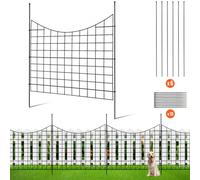 VEVOR Recinto da Giardino Cortile in Metallo 5 Barriera 93x75 cm Senza Scavare