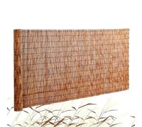 VEVOR Recinzione in Canne Naturali 4x1 m, Recinto in Canne, Frangivista per Balcone, Frangivista Decorativo da Esterno per Terrazza Esterna, Divisorio da Giardino Cortile, Paesaggistica, Marrone