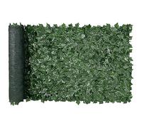 VEVOR Recinzione privacy 99x249 cm recinzione artificiale in edera retro in rete connessione rinforzata, Siepi artificiali foglie decorazione per giardino cortile balcone, Pannelli privacy balcone