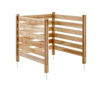 VEVOR Recinzione Privacy in Legno a 3 Pannelli 914 x 914 mm Decorazione Esterno