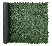 VEVOR Recinzione per privacy siepe da giardino 1500 x 2490 mm, Recinzione per privacy dell'edera con supporto in rete, Siepe artificiale con foglie decorazione per giardino, cortile, balcone