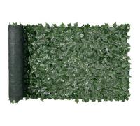 VEVOR recinzione privacy 99x249cm verde artificiale recinzione privacy edera con supporto in rete e collegamento rinforzato siepi artificiali con foglie di vite come decorazione per giardino e cortile