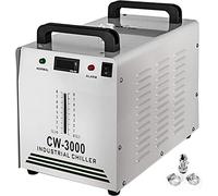 VEVOR Refrigeratore di Acqua Industriale, 0,45 A DZ3000LS-QX Capacità 8,5L Modello per CNC Laser Engraver per Raffreddare l'Unico Tubo Laser in Vetro CO2, Nero