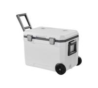 VEVOR Refrigeratore Portatile Isolante con Ruote da 45 QT con Ritenzione del Ghiaccio, Maniglie Resistenti Portabicchieri, Refrigeratore Portatile Isolato per Picnic Campeggio Viaggio Feste
