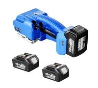 VEVOR Reggiatrice Elettrica 0,89-1,6 cm Tendireggia Elettrica per Reggette PP PET, con Schermo Digitale, 2 x 5000 mAh Reggiatrice Automatica Alimentata a Batteria per Pallet di Scatole da Imballaggio