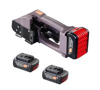 VEVOR Reggiatrice Elettrica da 1-2 cm Tendireggia Elettrica per Reggette PP PET, con Schermo Digitale, 2 x 4000 mAh Reggiatrice Automatica Alimentata a Batteria per Pallet di Scatole da Imballaggio