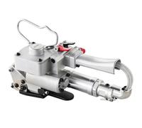 VEVOR Reggiatrice Pneumatica per Reggette Plastica PP PET 1/2"-3/4", Reggiatrice per Imballaggi, Pressa Reggiatrice Manuale, Confezionatrice Automatica con Tensione Massima 3500N, Kit Reggiatura