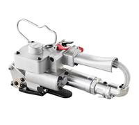 VEVOR Reggiatrice Pneumatica per Reggette Plastica PP PET 1/2"-3/4", Reggiatrice per Imballaggi, Pressa Reggiatrice Manuale, Confezionatrice Automatica con Tensione Massima 3500N, Kit Reggiatura
