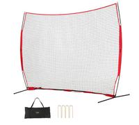 VEVOR Rete Barriera per Barricate, Rete Barriera per Sport con Palla, Attrezzatura da Allenamento Portatile con Borsa per Trasporto, per Allenamento da Baseball Softball Lacrosse Calcio, per Cortile