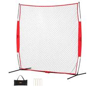 VEVOR Rete da Allenamento per Baseball Softball 283x212 cm, Rete di Protezione per Palle Portatile con Borsa per Il Trasporto, Attrezzatura da Allenamento da Cortile Giardino Allenamento all'Aperto