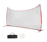 VEVOR Rete da Allenamento per Baseball Softball 620x314 cm, Rete Protezione per Palle Portatile Borsa per Trasporto, Attrezzatura da Allenamento per Catcher Lacrosse, Calcio, Hockey, Giardino