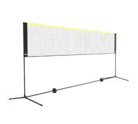 VEVOR - Rete da badminton regolabile in altezza, ampia rete pieghevole per pickleball, set portatile e facile da installare, con aste, supporto e borsa per il trasporto, per giochi in giardino per