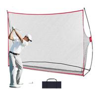 VEVOR Rete da Golf 10x7ft, Uso Interno Esterno, Rete Ausiliaria da Golf Portatile per la Casa con Robusto Telaio in Fibra di Vetro e Borsa per Il Trasporto, Regalo per Uomini, Amanti del Golf