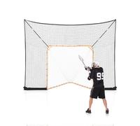 VEVOR Rete da Lacrosse 360 x 279 cm Telaio Porta da Lacrosse con Copertura Estesa, Attrezzatura da Rimbalzo Allenamento da Giardino Cortile, Kit di Esercizio, Solo Rete
