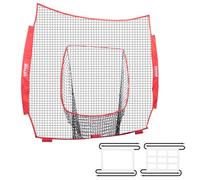 VEVOR Rete da Lancio Baseball 2134 x 2134 mm SOLO RETE, Bersaglio da Lancio Zona di Battuta, Attrezzatura per l'Allenamento di baseball Softball a 9 Buche Giovani Adulti, Rete da Lancio per Baseball