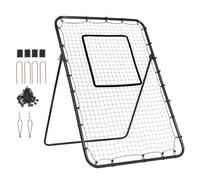 VEVOR Rete da Rimbalzo per Baseball 1219,2 x 1828,8 mm Rete di Rimbalzo per Softball Lacrosse, per Allenamento di Lancio, Rete da Rimbalzo per Allenamento di Ritorno di Lancio con Bersaglio di Lancio
