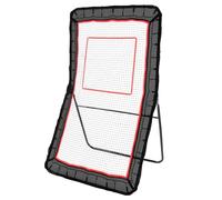 VEVOR Rete da Rimbalzo per Lacrosse per Cortile, Rete da Rimbalzo per Pallavolo 4x7 Ft, Schermata per Allenamento per Ritorno di Baseball Softball Pitchback, Angolo Regolabile per Tiro