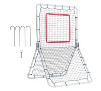 VEVOR Rete da Rimbalzo per Softball da Baseball, Rete da Lancio da Baseball 1066,8 x 1828,8 mm, Rete Battute per Allenatore Rimbalzo per Lanciatori, 5 Angoli Regolabili, per Pratica di Campo Lancio