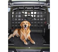 VEVOR Rete di Carico per Animali Domestici, Barriera per Auto per Cani per Jeep Wrangler JK 2007-2017 JL 20018-2024, per Veicoli per Dietro l'Area di Carico del Sedile Posteriore, Facile da Installare
