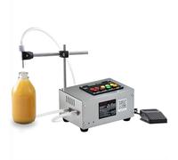 VEVOR Riempitrice di liquidi, capacità di riempimento da 10-4000 ml, riempitrice automatica di bottiglie Imbottigliatrice per latte, acqua, vino, bevande, salsa di soia, aceto, alcol (ugello singolo)
