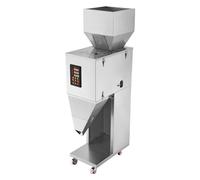 VEVOR Riempitrice di Particelle, 10-1000g, Riempitrice Automatica con Pedale, Acciaio Inossidabile, Riempitrice a Pesatura per Fagioli Semi di Grani Tè Imballaggio Granulare