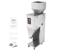 VEVOR Riempitrice di Particelle, 20-5000g, Riempitrice Automatica con Pedale, Acciaio Inox, Riempitrice a Pesatura per Fagioli, Semi, Cereali, Tè, Imballaggio Granulare