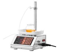 VEVOR Riempitrice per Liquidi Capacità di Pesatura 5-50 g, Riempitrice Liquidi Automatica per Bottiglie Controllo Digitale, Riempitrice da Banco con Pompa Peristaltica Acqua Latte Vino Bevande Shampoo