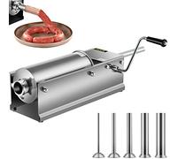 VEVOR Riempitrice per salsicce, tritacarne, per salsicce, orizzontale, in acciaio inox, 3 l, 5 l, 7 l (5 L)