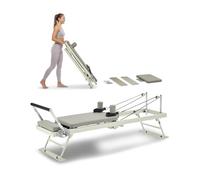 VEVOR Riformatore Pilates Pieghevole – Letto con Doppia Resistenza (Molla e Corda) 2080x560x725 mm