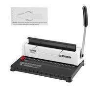 VEVOR Rilegatrice 34 Fori Rilegatrice a Spirale Perforatrice per A4 A5 Anello