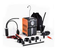 VEVOR Rilevatore di Perdite di Fumo per Autoveicoli EVAP Pompa Integrata Tester Diagnostico a Vuoto per Fumo Perdite EVAP 12V CC, Manometro Flussometro, 2 Modalità per Auto Moto Camion Barche ATV
