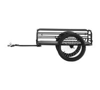 VEVOR Rimorchio da Carico Bici, Capacità Carico 125 kg Carrello per Carro da Bicicletta per Carichi Pesanti, Stoccaggio Compatto Pieghevole Sgancio Rapido, per Maggior Parte delle Ruote da Bicicletta