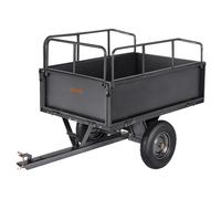 VEVOR Rimorchio da Giardino 272,16 kg Carrello Ribaltabile in Acciaio per ATV