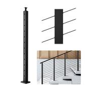 VEVOR Ringhiera per Recinzione da Balcone 1067x100x100 mm da Giardino Balcone Gradini in Acciaio Inox, Kit di Palo per Balaustrata da Terrazza, 1JZLGZXHS106W3XAA001V0