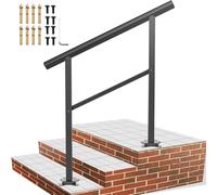 VEVOR Ringhiera Scale a Terra Corrimano Scale Alluminio Giardino per 2-3 Gradini
