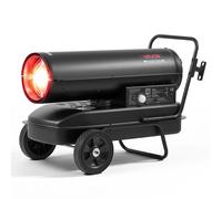 VEVOR Riscaldatore a Cherosene ad Aria Forzata Potenza 30 kW per Magazzino Nero