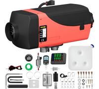 VEVOR Riscaldatore ad Aria Diesel 12V 2KW Riscaldatore Diesel da Parcheggio a Carburante con Silenziatore Serbatoio da 10 Litri, Interruttore LCD per Auto, Autobus, Camper, Camion