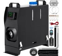 VEVOR Riscaldatore ad Aria Diesel, 8KW 12V Riscaldamento da Parcheggio Aria Diesel All in One con Interruttore LCD Nero con Uscita d'Aria Singola, Kit Riscaldatore per Camion Barca Autobus Roulotte