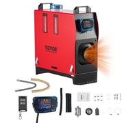 VEVOR Riscaldatore d'Aria di Parcheggio Diesel, 8 kW DC12-24 V, Riscaldamento Rapido con Telecomando e Interruttore LCD Blu, Silenzioso, Funzione di Preriscaldamento per Camper, Camion