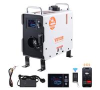 VEVOR Riscaldatore d'Aria Diesel 2 KW, 12V/24V, con Controllo App Bluetooth, Telecomando Schermo di Visualizzazione, Allarme CO, Riscaldatore Diesel Portatile Riscaldamento per Veicoli e Spazi Aperti