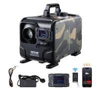 VEVOR Riscaldatore d'Aria Diesel 5-8KW, 12V/24V, con Controllo APP Bluetooth, Telecomando e Schermo di Visualizzazione, Allarme CO, Riscaldatore Diesel a Riscaldamento Portatile per Veicoli e Garage
