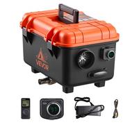 VEVOR Riscaldatore d'Aria Diesel 8 kW DC 12 V/24 V Riscaldatore da Parcheggio Portatile con Telecomando Schermo LCD, Serbatoio del Carburante da 4L per Camion Camper
