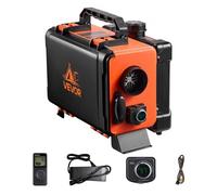 VEVOR Riscaldatore d'Aria Diesel 8 kW DC 12 V/24 V Riscaldatore da Parcheggio Portatile con Telecomando Schermo LCD, Serbatoio del Carburante da 4,5 L per Camion Camper