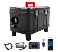 VEVOR Riscaldatore d'Aria Diesel 8 KW, 12V/24V, con Controllo App Bluetooth, Telecomando e Schermo di Visualizzazione, Allarme CO, Riscaldatore Diesel Portatile a Riscaldamento per Veicoli e Garage