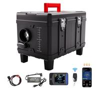 VEVOR Riscaldatore d'Aria Diesel 8 KW, 12V/24V, con Controllo App Bluetooth, Telecomando e Schermo di Visualizzazione, Allarme CO, Riscaldatore Diesel Portatile a Riscaldamento per Veicoli e Garage