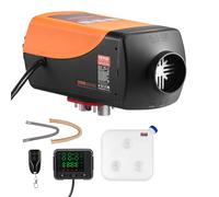VEVOR Riscaldatore d'Aria Diesel, 8 kW DC12-24 V, Riscaldamento Rapido con Telecomando e Display Digitale, Serbatoio del Carburante da 10 L, Silenzioso, Annuncio Vocale, per Camper, Camion