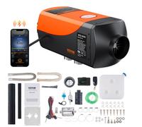 VEVOR Riscaldatore d'Aria Diesel per Auto Camper Camion RV 12V 5-8KW Temperatura Regolabile 8℃-36℃ Controllo Bluetooth Riscaldatore da Parcheggio Consumo di Carburante 0,16-0,62L/h BTU 20-25m²