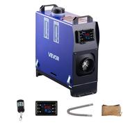 VEVOR Riscaldatore Diesel, 8 kW, DC 12 V/24 V, Riscaldatore d'Aria Diesel Portatile Tutto in Uno con Telecomando e Schermo LCD, Riscaldamento Rapido e Silenzioso, Serbatoio Carburante Grande da 5 L