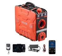 VEVOR Riscaldatore Diesel, Riscaldatore d'Aria Diesel Portatile All-in-One da 8 kW DC 12 V con Controllo Tramite App Bluetooth, Telecomando e Schermo LCD, Serbatoio del Carburante da 4,5 L