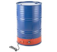VEVOR Riscaldatore per fusti in metallo 1200 W per fusti da 55 galloni, Larghezza 125 mm, Termostato regolabile 30°C-150°C, Cintura riscaldante per fusti per grasso al silicone, Arancione